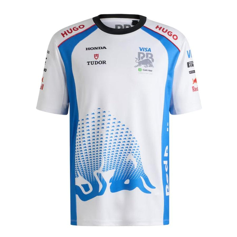 VCARB Hugo 2025 Team Set Up T-Shirt White Formula 1 F1 Formula One