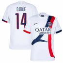PSG  D.Doué 14 Away Fan Jersey 2024/25