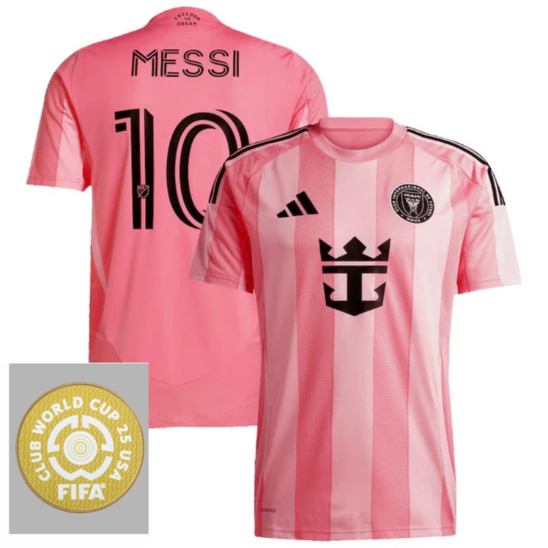 Inter Miami Messi 10 Home Fan Jersey 2025/26 Patch Club World Cup