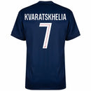 PSG Kvaratskhelia 7 Home Fan Jersey 2025/26