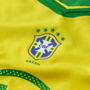 Brazil Ronaldinho 10 Retro Home Fan Jersey 2004-2005 (Reissue)