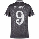 Real Madrid Mbappé 9 Third Fan Jersey 2024/25 Patches UCL UEFA Foundation (Official Printing)