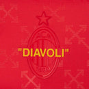 AC Milan RED JERSEY DIAVOLI X OFF-WHITE™ Fan Jersey 2025