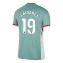 Atlético Madrid Away Fan Jersey 2024/25 Patches UCL UEFA Foundation (Official Printing)