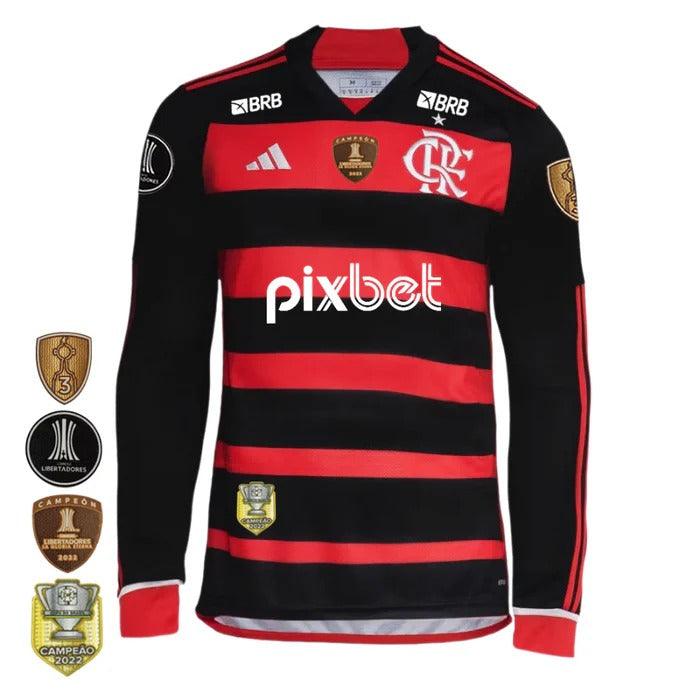 Flamengo Home Long Sleeve Jersey 2024/25