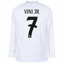 Real Madrid Home Long Sleeve Fan Jersey 2024/25 Vini Jr. 7