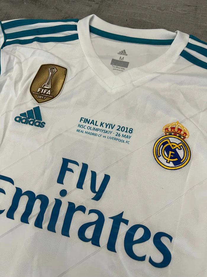 Retro Real Madrid Long-sleeve Home Jersey 2017/18