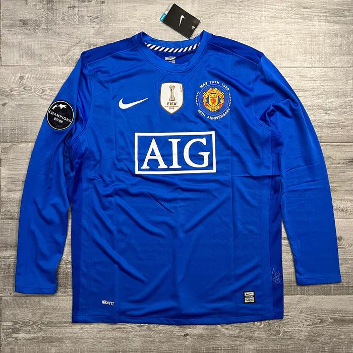 Retro Manchester United Long-sleeve Third Jersey 2008/09